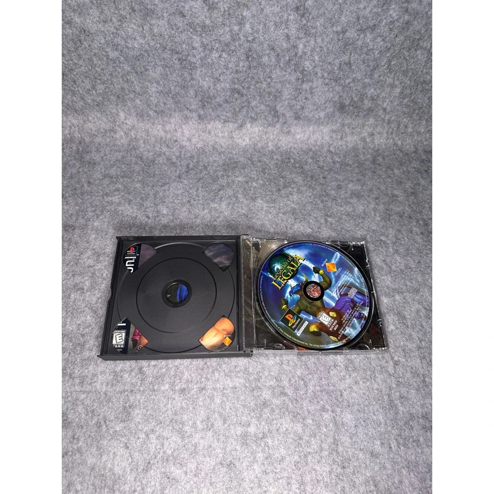 Legend of Legaia Sony PlayStation PS1 1998 RPG NTSC U/C SCUS-94254 Black Disc